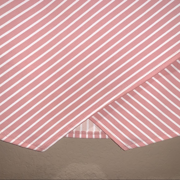 Envelope Skirt High Rise Pink & White Stripe - Picture 2 of 4